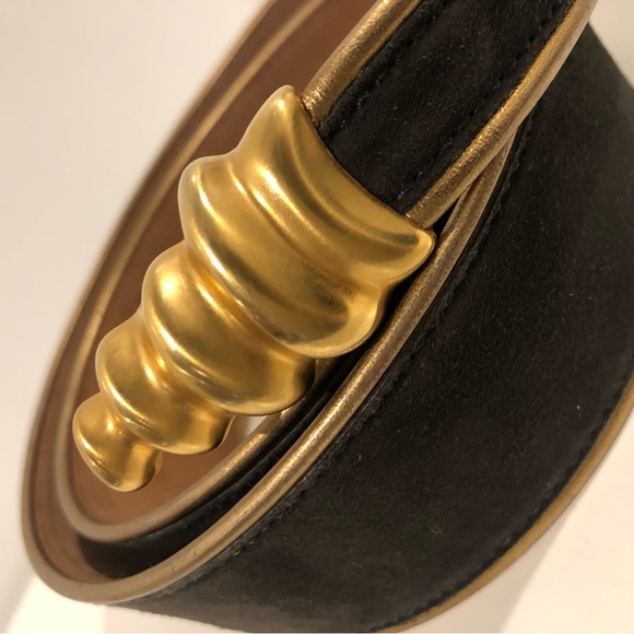 Vintage Donna Karan Suede Leather Belt - Picture 6 of 8